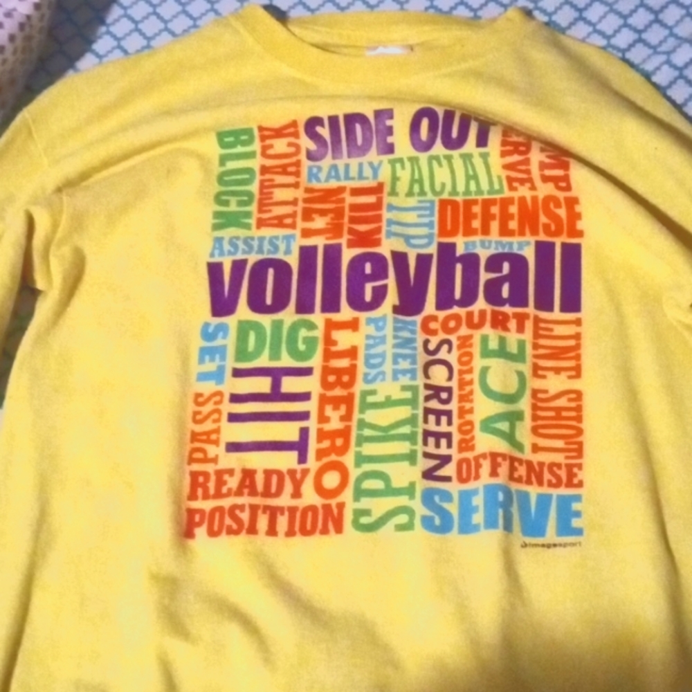 Long Sleeve Volleyball shirt